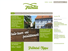 Tablet Screenshot of feldatal.de